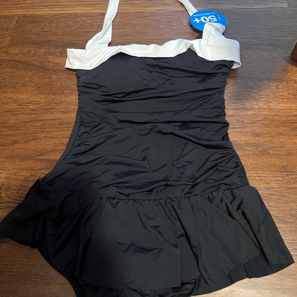 32 Degrees Black and White one piece swimsuit